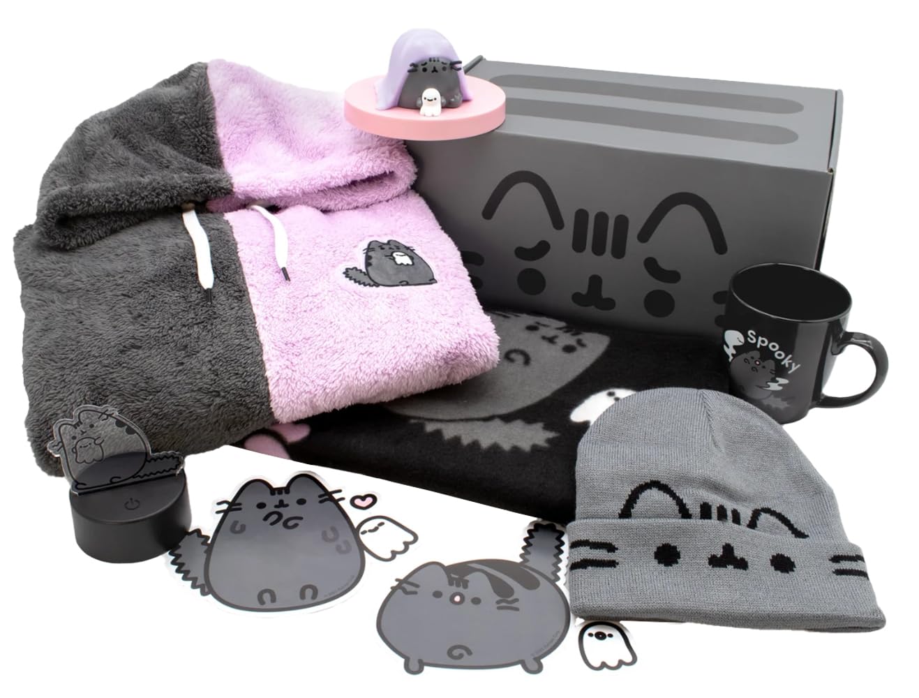 Amazon.com: Culture Fly Pusheen - Scaredy Cat Pusheen Box, X-Small